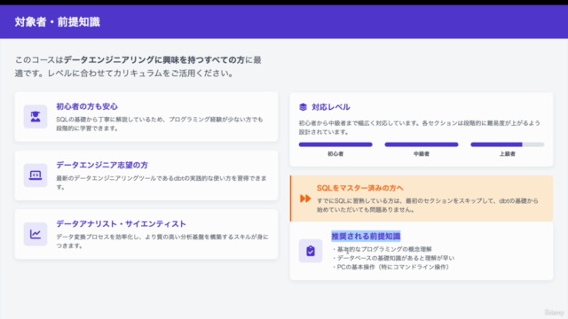 【実践】dbt完全入門!dbt × SQL × DuckDB超速習コースで最先端ETLとデータモデリングを学ぼう! – Screenshot 4