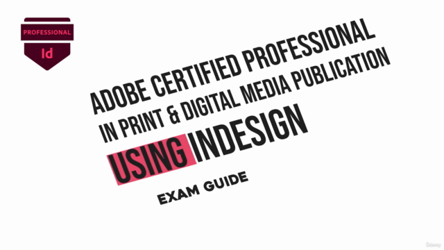 Adobe Certified Professional in InDesign - Exam Guide – Screenshot 1