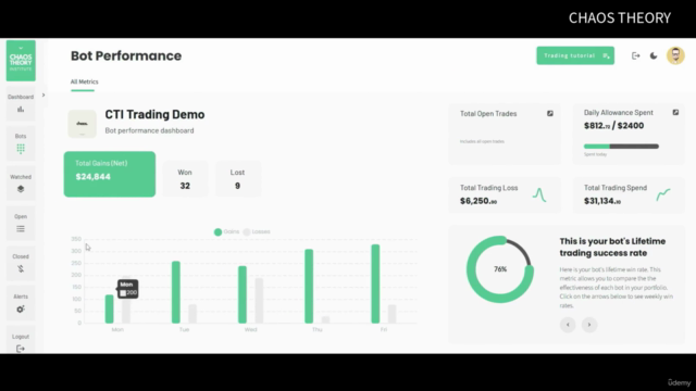 Bot de Trading Bootcamp : IA, No-Code, Déployez comme un Pro – Screenshot 1