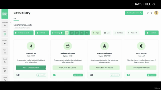 Bot de Trading Bootcamp : IA, No-Code, Déployez comme un Pro – Screenshot 4