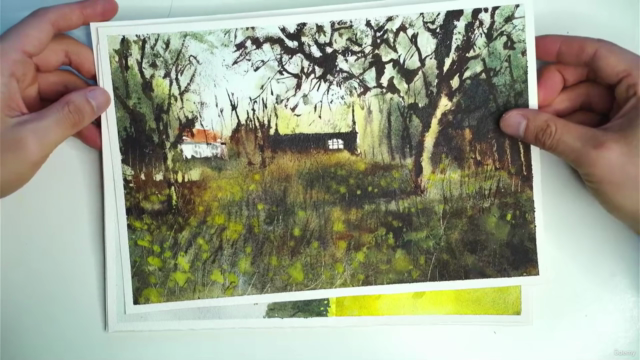 Mastering Loose Watercolors: Paint Sweden's Golden Fields – Screenshot 3