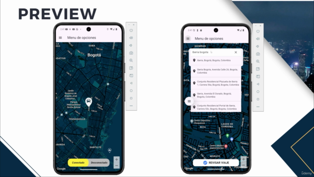 Crea una APP clone InDriver UBER con Flutter y Spring Boot – Screenshot 2