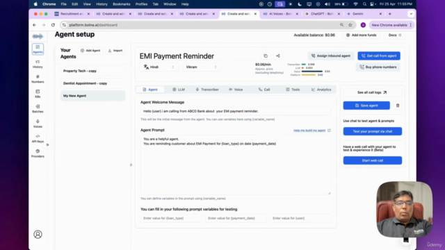 AI Voice Calling Quickstart (India) – Screenshot 3