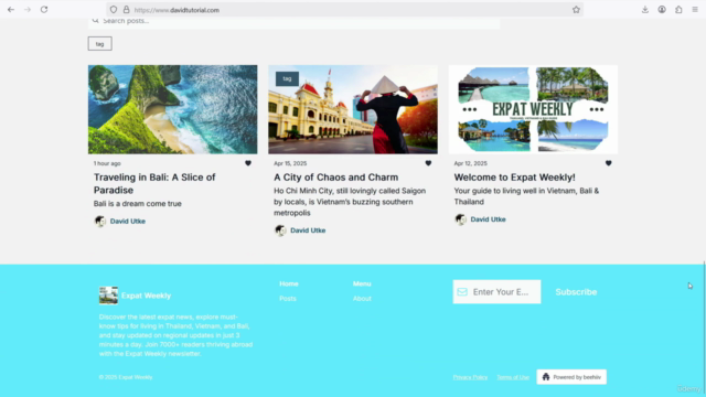 Email Marketing with Beehiiv: Build Your Newsletter Website – Screenshot 3