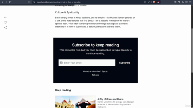 Email Marketing with Beehiiv: Build Your Newsletter Website – Screenshot 4