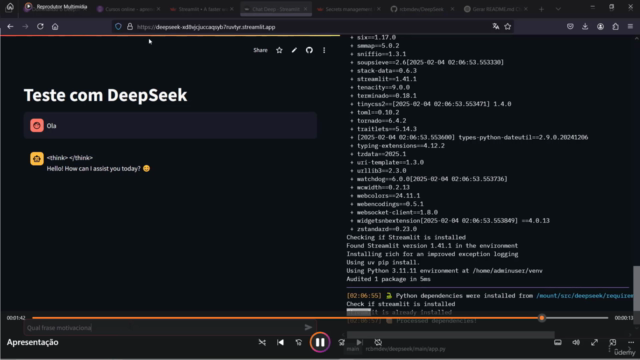 Aprenda Python do Zero Criando 10 Projetos de IA Generativa – Screenshot 4