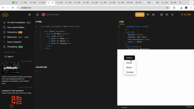 CSS Animation, Javascript Animation, Tailwind for Web Design – Screenshot 1