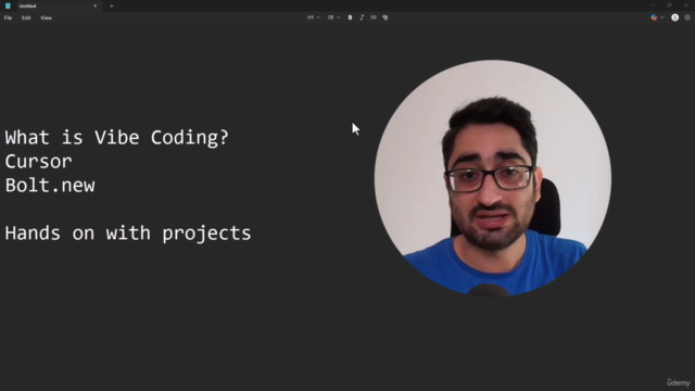 Vibe Coding to Build Software Products, Apps | Bolt + Cursor – Screenshot 1