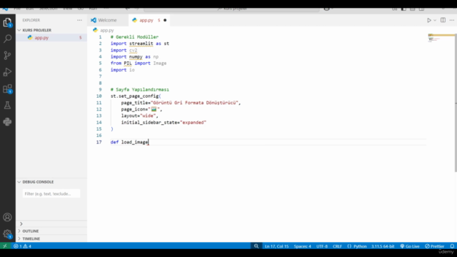Python Projeleri 1: Görüntü İşleme Web Uygulaması – Screenshot 4