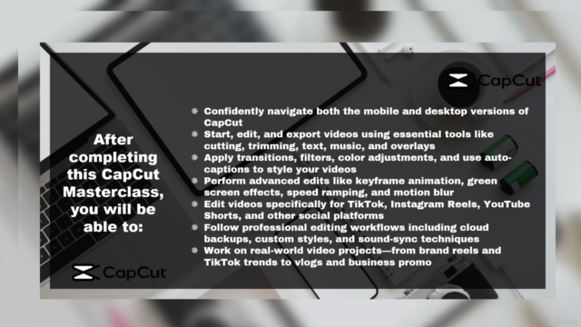 Advanced CapCut Masterclass: Complete Video Editing Guide – Screenshot 4