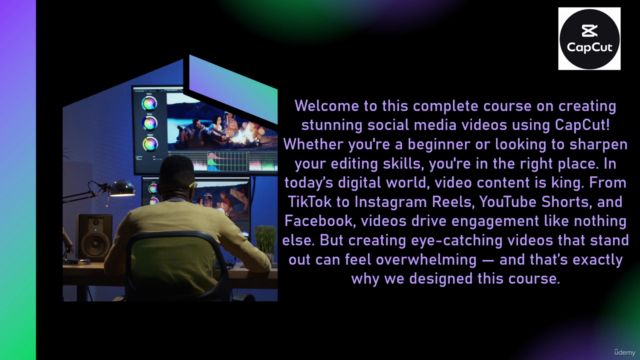 Complete CapCut for Social Media Video Editing MasterClass – Screenshot 1