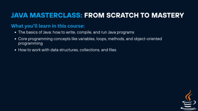 Java Masterclass From Basic to Advance – Screenshot 2