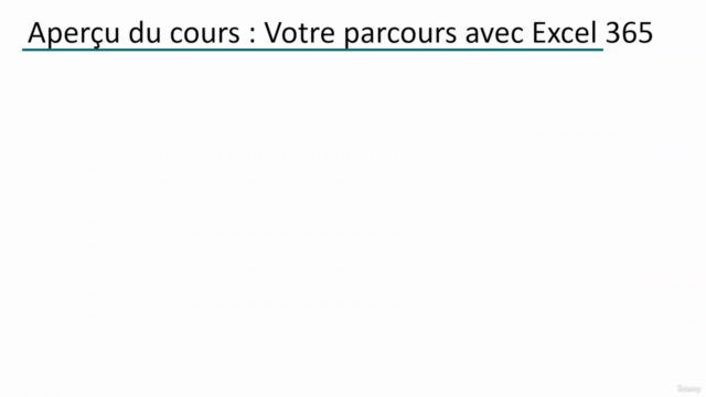 Maîtriser Excel 365 : Guide complet pour débutants – Screenshot 3