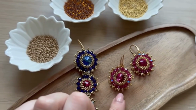 Learn How To Make Crystal Beaded Earrings – Screenshot 2
