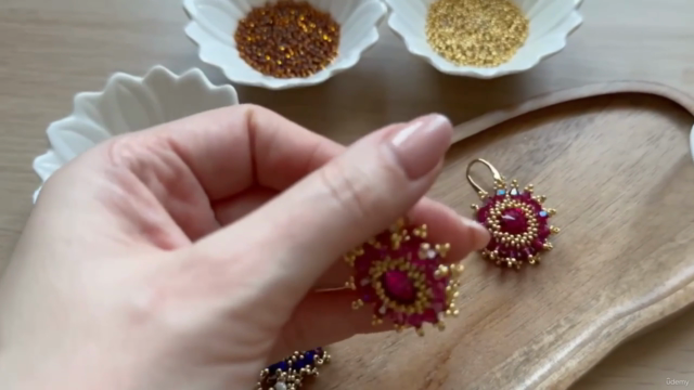Learn How To Make Crystal Beaded Earrings – Screenshot 4