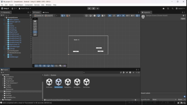 Unity Oyun Projesiyle Uygulamalı Reklam ve Yayınlama Eğitimi – Screenshot 2