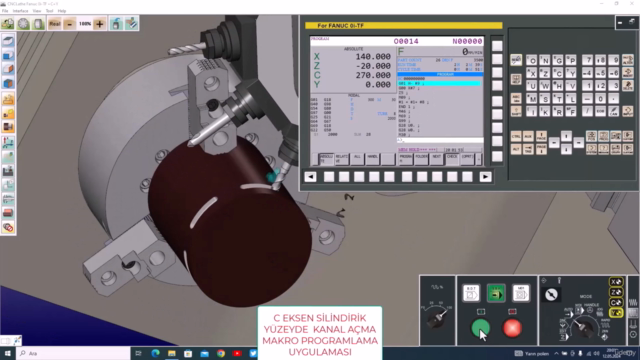 C Eksen CNC Torna Makro Programlama – Screenshot 3