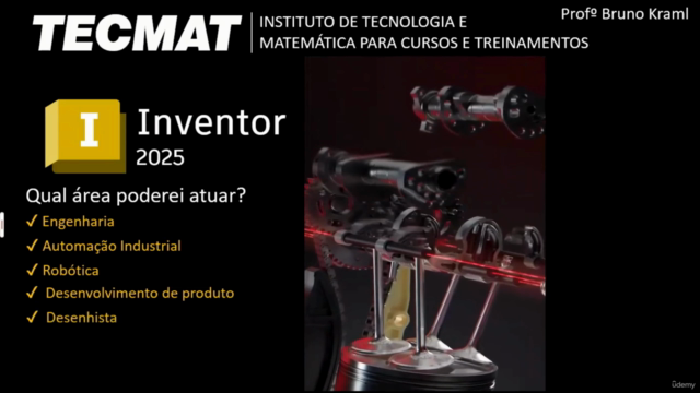 AUTODESK INVENTOR 2025 - Do zero ao avançado – Screenshot 3