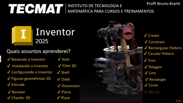 AUTODESK INVENTOR 2025 - Do zero ao avançado – Screenshot 4
