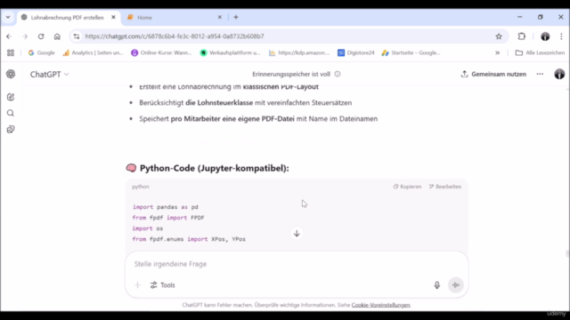 Lohnabrechnung mit KI – Screenshot 3