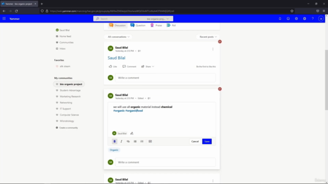 The Complete Yammer Course From Basics to Best Practices – Screenshot 1