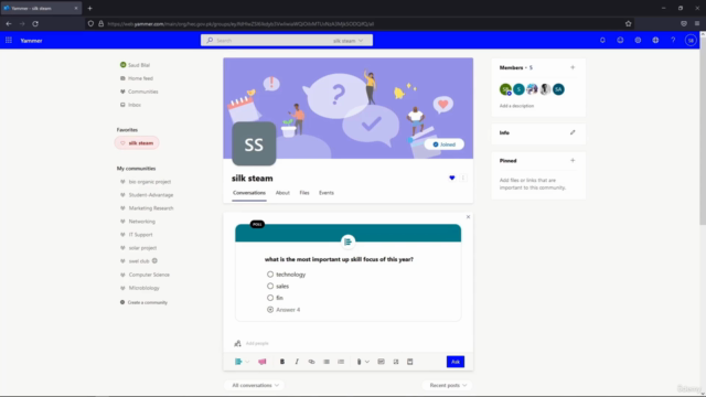 The Complete Yammer Course From Basics to Best Practices – Screenshot 2