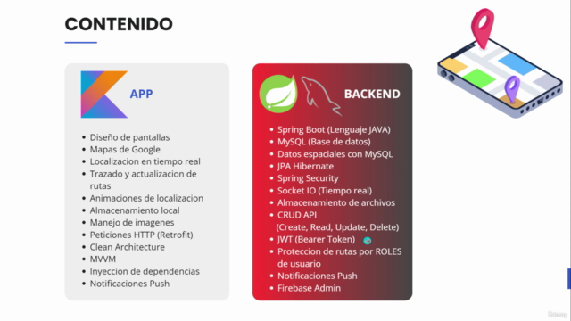 Crea una APP clone InDriver UBER con Kotlin y Spring Boot – Screenshot 1
