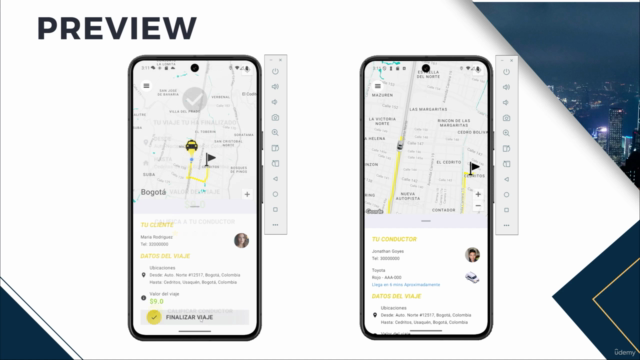 Crea una APP clone InDriver UBER con Kotlin y Spring Boot – Screenshot 4