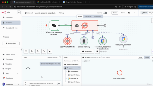 Curso de n8n - Automatiza y crea agentes con n8n – Screenshot 3