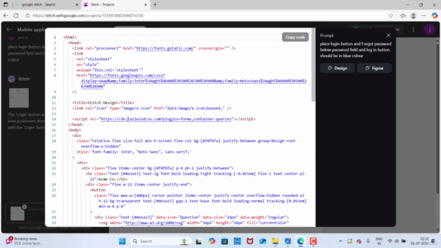 Google Stitch : Make UI/UX Designs  100 Times Faster With AI – Screenshot 4