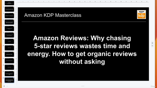KDP Masterclass For Creative People (Part 1/3) – Screenshot 3