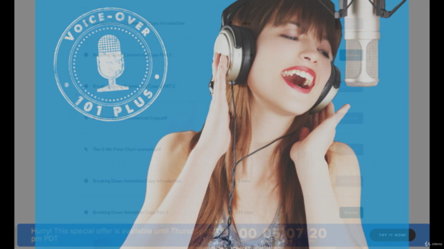 VOICE OVER ACTING -Instruction in Commercials Animation&more – Screenshot 4