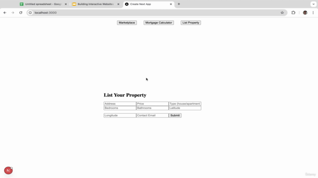 Building Interactive Websites with Next JS, React, Leaflet – Screenshot 2