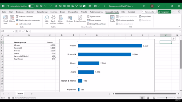 Excel mit ChatGPT – Screenshot 3