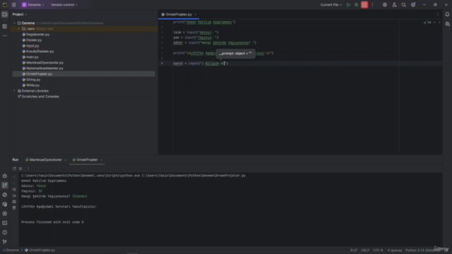 Kodların Dilini Öğren: Python Temelleri  |  2025 – Screenshot 1