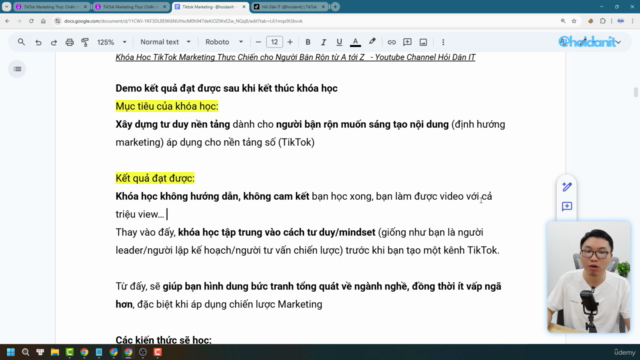 TikTok Marketing Thực Chiến cho Người Bận Rộn từ A tới Z – Screenshot 1