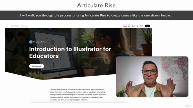 Create beautiful eLearning with Articulate Rise – Screenshot 1