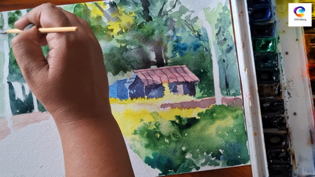 Watercolour Painting Landscape – Screenshot 3