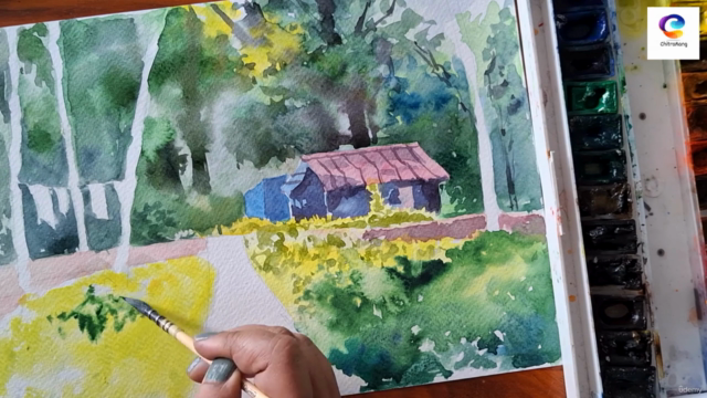 Watercolour Painting Landscape – Screenshot 4