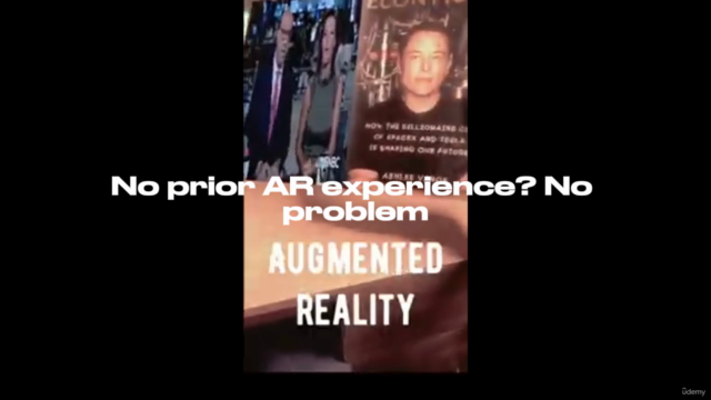 Build Image Tracking Augmented Reality app in Unity & AR Kit – Screenshot 2