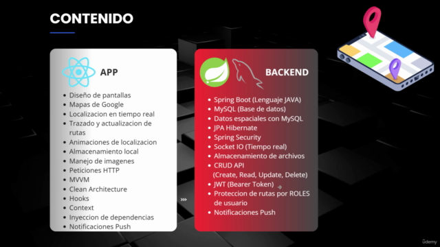 Crea una APP clone InDriver UBER React Native y Spring Boot – Screenshot 1