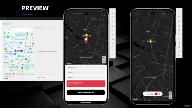 Crea una APP clone InDriver UBER React Native y Spring Boot – Screenshot 2
