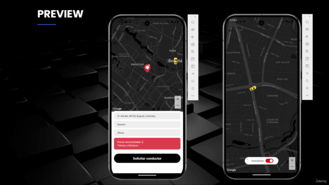 Crea una APP clone InDriver UBER React Native y Spring Boot – Screenshot 3