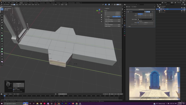Create a Stylized Fantasy Environment in Blender – Screenshot 2