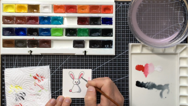 Watercolor Painting for Beginners - Cute Animals Challenge – Screenshot 3