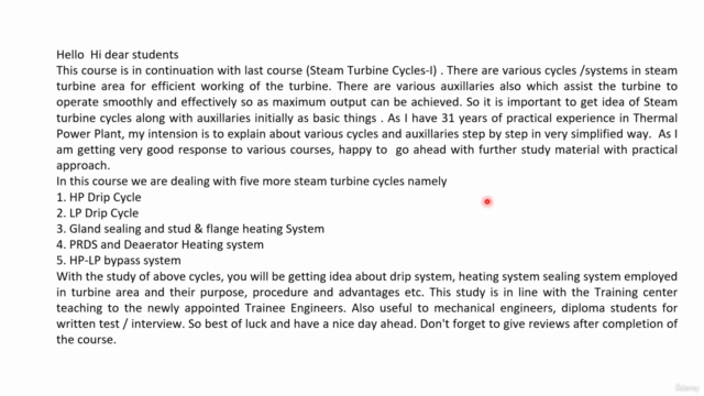 Steam Turbine Cycles -II – Screenshot 2