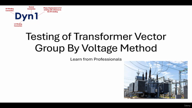 Transformer Vector Group Testing by Voltage Method – Screenshot 3