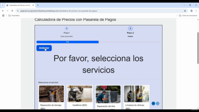 Crea una Calculadora de Precios con Pasarela de Pagos 2025 – Screenshot 1