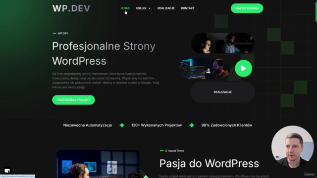 Kurs WordPress Elementor i AI 2025 – Screenshot 1