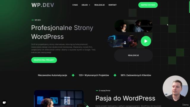 Kurs WordPress Elementor i AI 2025 – Screenshot 4
